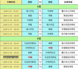 2026世界杯亚洲区预选赛时间表，一场足球盛宴的期待